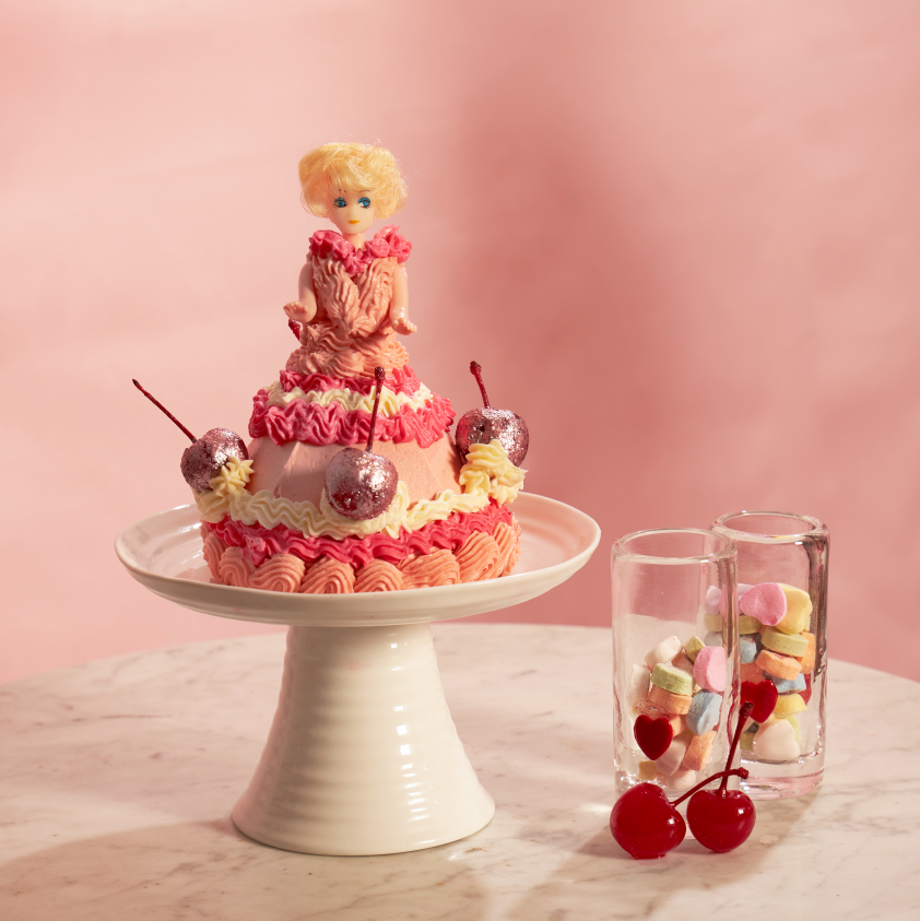 Glitter Cherries Jubilee Dawlcake™ - Doll Cake