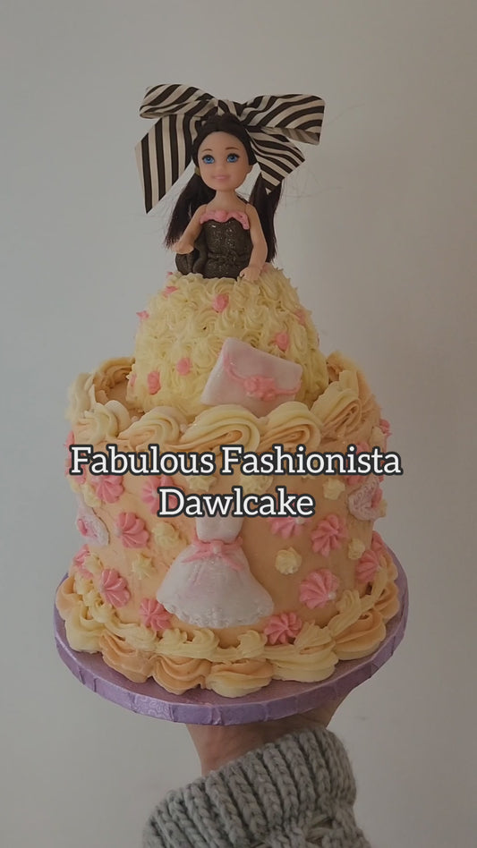 Fabulous Fashionista - Doll Cake